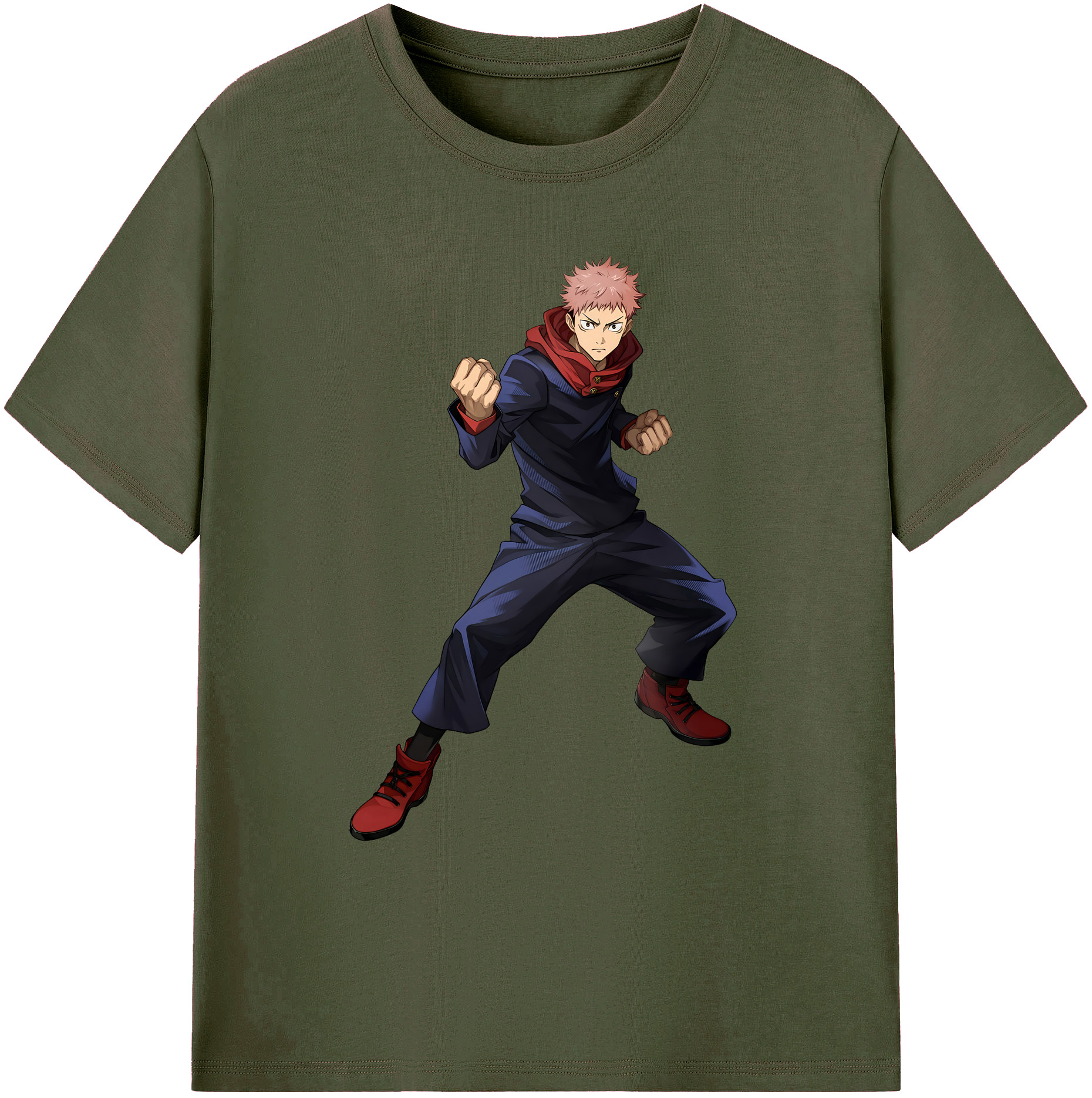 （画像用） 呪術廻戦 Jujutsu Kaisen 綿100％ メンズ半袖Tシャツ｜肌触りやわらか＆通気性